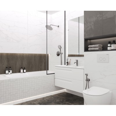 Плитка OS/B414/3x/13031R Palazzo bianco Панно сатин обрезной 90х90