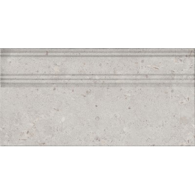 Плитка FME015R Плинтус Риккарди серый светлый матовый обрезной 20x40