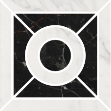 Керамогранит ID93T Декор Фрагонар наборный белый 9,9x9,9x0,9