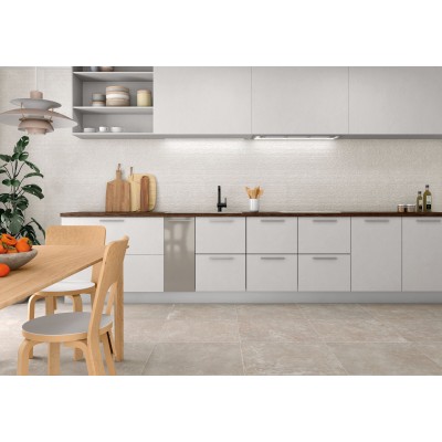 Плитка 27156 Grunge White/25x75