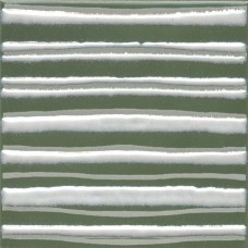 Плитка KMD3STA023GN Декор Бахия 3 зелёный глянцевый 9,8x9,8x0,7