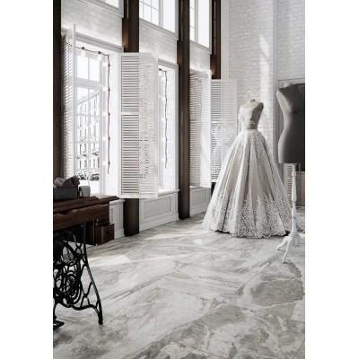 Керамогранит DL013300R Альбино серый обрезной 119.5*119.5