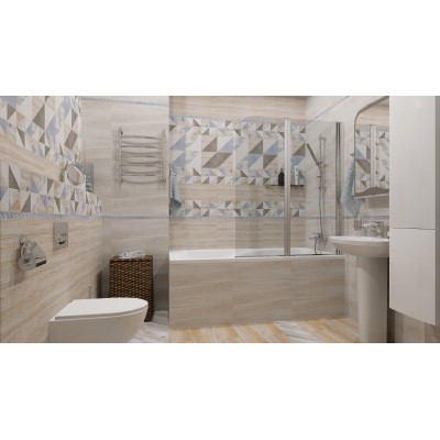 Плитка Вестанвинд Бордюр голубой 1506-0023 3x60