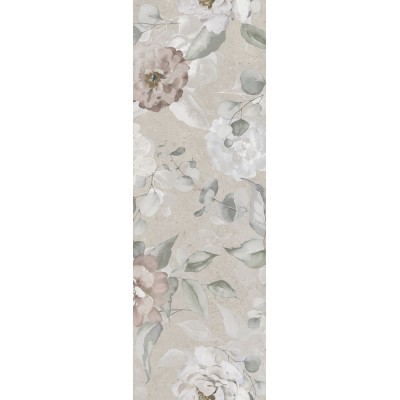 Плитка AZ/A051/2x/14058R Панно Риккарди 1 серый светлый матовый обрезной 80x120