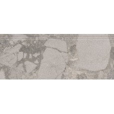 Плитка KML2FMF002BR Плинтус Рабат Стоун серый матовый обрезной 30x12x1,3