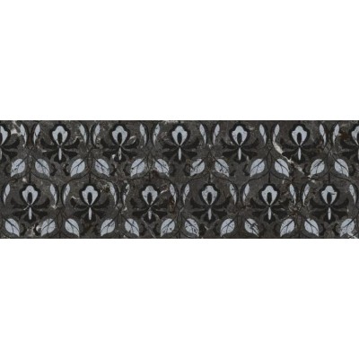 Плитка KMD3STA031BR Декор Тубкаль чёрный глянцевый обрезной 30x89,5x0,9