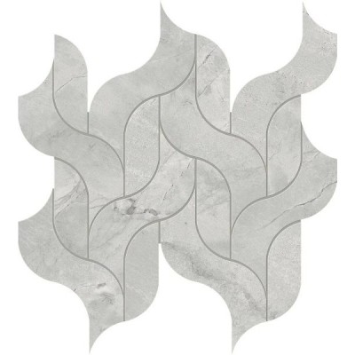 Мозаика AF8U Marvel Grey Cloud Mosaico Waterfall Lappato 30,5x27,7