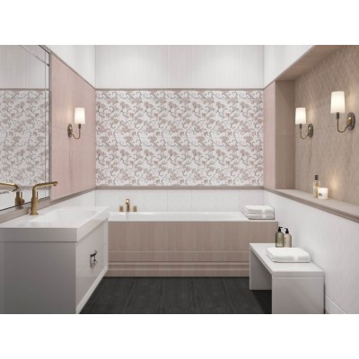 Плитка FMA023R Плинтус Марсо розовый обрезной 30*15