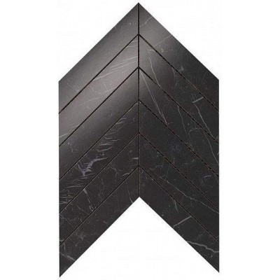 Плитка 9SCN Marvel Nero Marquina Chevron Wall 30,5X25