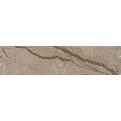 Плитка KMB3STA010BR Бордюр Ифран бежевый светлый глянцевый обрезной 60x14,5x0,9