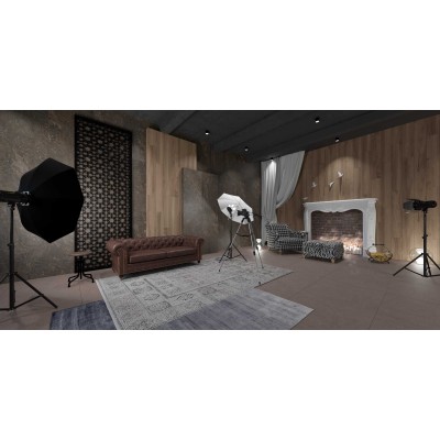 Мозаика BR04 Bernini Dark Brown Мозаика неполированная (5х5) 30x30