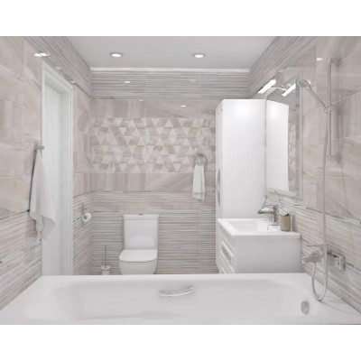 Плитка Diadema бежевый рельеф 17-10-11-1186 20х60