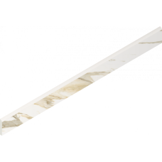 Керамогранит 610130007464 Stellaris Calacatta Gold Battiscopa Nat 7.2x80