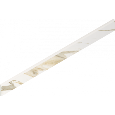 Керамогранит 610130007464 Stellaris Calacatta Gold Battiscopa Nat 7.2x80