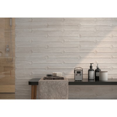 Плитка R0000306 Luxury Art White Mat 30x90