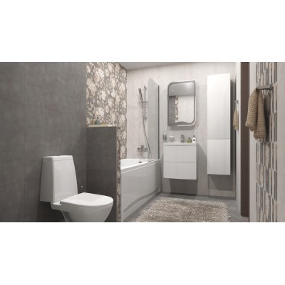 Плитка 1506-0100 Fiori Grigio Бордюр 2 9х60