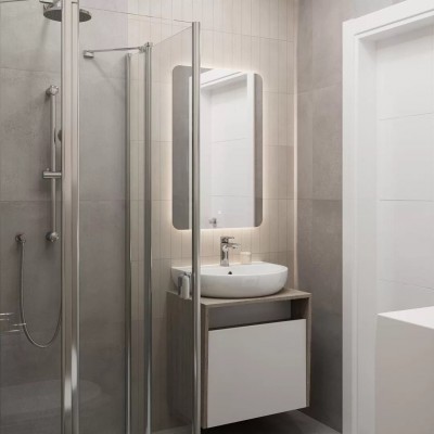 Плитка OS/D318/11263R Декор чипсет Мирабо бежевый матовый обрезной 30x60x0,9