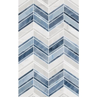 Плитка 010300000188 Декор Аника голубой 01 25х40