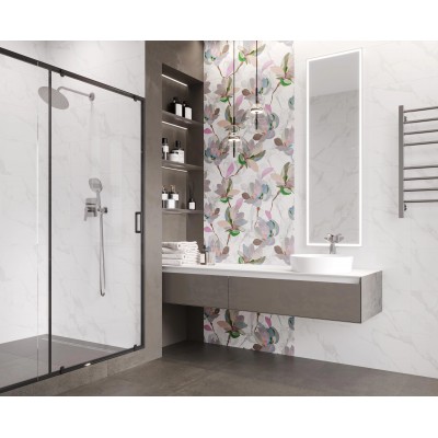 Мозаика MM13161 Metropol bianco глянцевый 30x30