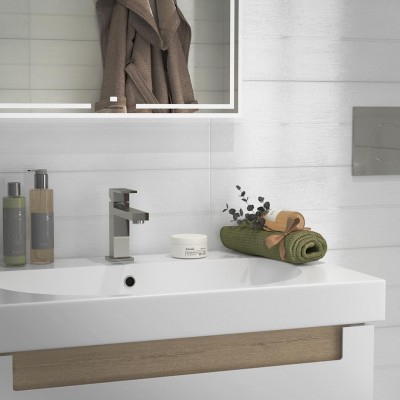 Плитка 60166 Бьянка белый матовый антик 20x60x0.9