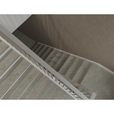 Ступени Комплект Ступень BR03 Bernini Grey 33x120 неполированная с бортиком + Подступенок 14,5x120