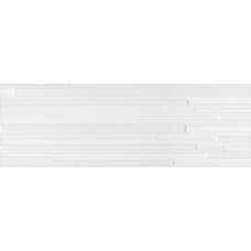 Плитка 60176 Бьянка белый глянцевый полоски 20x60x0.9