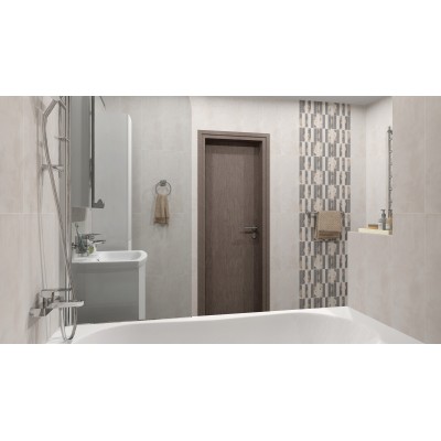 Плитка 1064-0102 (1064-0047) Fiori Grigio мозаика светло-серая 20х60