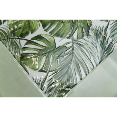 Плитка 6410 Левада зеленый глянцевый 25х40