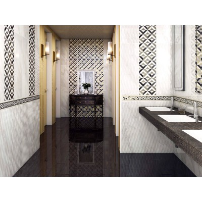 Плитка 13026R Майори белый структура обрезной 30х89,5