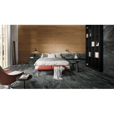 Керамогранит 610015000493 Skyfall Неро Смеральдо Люкс Рет 80x160