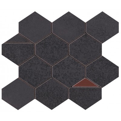 Мозаика 9BNI Blaze Iron Mosaico Nest 29.4x25.8