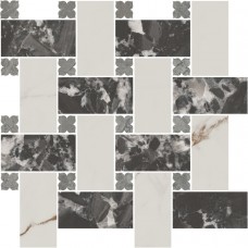 Керамогранит ID163 Декор Риальто 3 наборный матовый 43,5x43,5x0,9