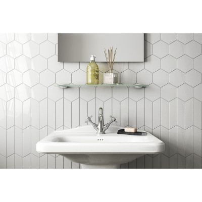 Плитка 23360 Chevron Light Grey Right 5,2x18,6