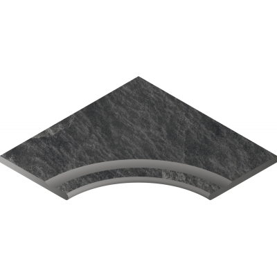 Ступени 620090000408 Titanio Bordo Svasato Angolare Round 30 60x60