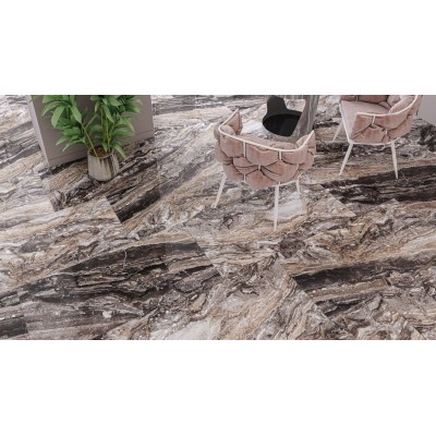 Керамогранит N20352 Arabesque Grey Polished 60x120