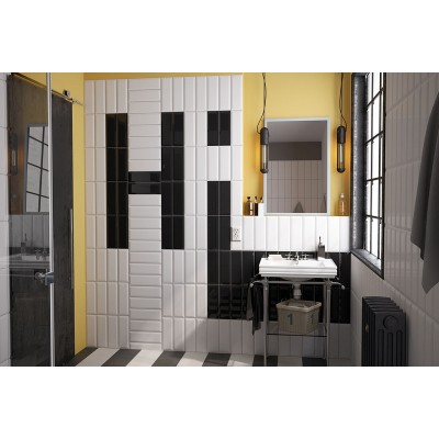 Плитка 20124 Metro Black Matt 10х20