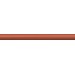 Плитка PFB008R Карандаш Диагональ красный обрезной 25x2