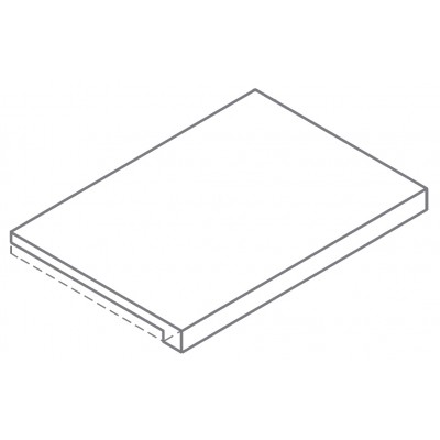 Ступени 620070003063 Forum Slim Silver Scalino Frontale 33x80