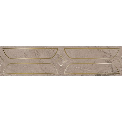Плитка KMB3STA010BR Бордюр Ифран бежевый светлый глянцевый обрезной 60x14,5x0,9