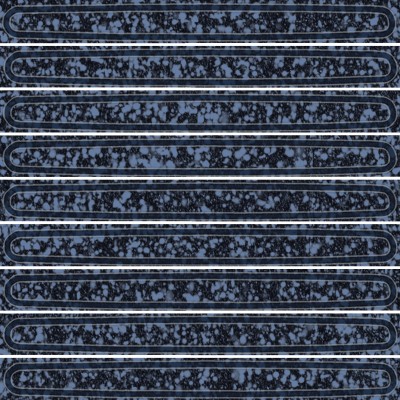 Плитка KMD2SOB004BN Декор чипсет Далия синий глянцевый 20x20x0,95