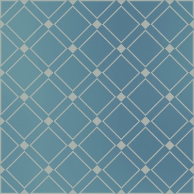 Плитка KMD3STA016GN Декор Бахия 1 бирюзовый глянцевый 9,8x9,8x0,7