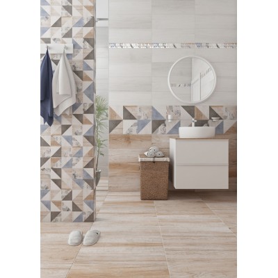 Плитка Вестанвинд Бордюр голубой 1506-0023 3x60