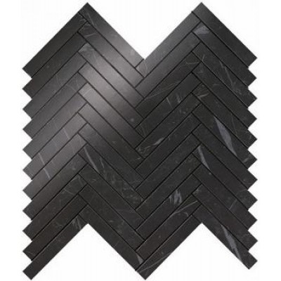 Плитка 9SHN Marvel Nero Marquina Herringbone Wall 30,5x30
