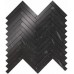 Плитка 9SHN Marvel Nero Marquina Herringbone Wall 30,5x30