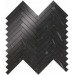 Плитка 9SHN Marvel Nero Marquina Herringbone Wall 30,5x30