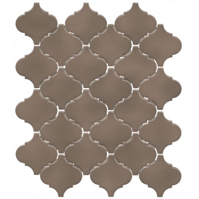 Плитка KM2630M0010N Арабески Марокко коричневый тёмный глянцевый 26x30x0,7