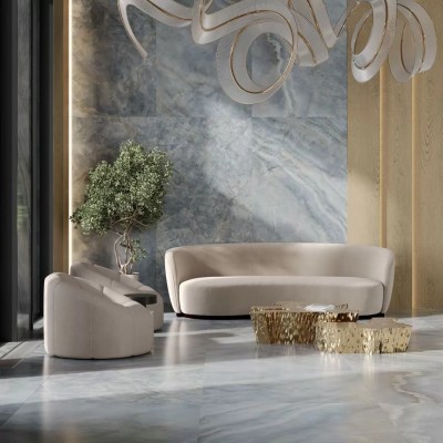 Керамогранит SG597622R Ониче голубой лаппатированный обрезной 119,5x238,5x0,9