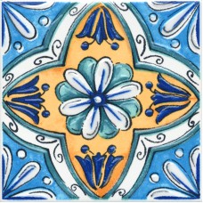 Плитка STG/A489/1146H Вставка Капри майолика 9,8х9,8