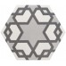 Керамогранит 21357 Hexatile Harmony B&W 17,5x20