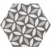 Керамогранит 21357 Hexatile Harmony B&W 17,5x20